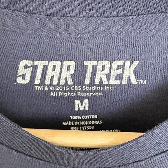 NEW Star Trek Spock Get A Grip Graphic Blue T Shirt Adult size Medium - Picture 4 of 5